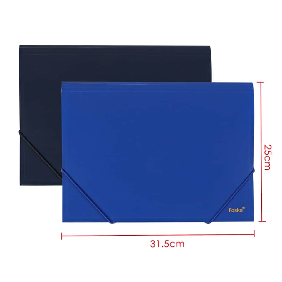 image 1 of A4 Spread Bag Folder with Elasticated Closure