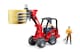image 9 of Bruder Sch ffer Compact loader 2630 with bale gripper 1 round bale Construction Loader Model