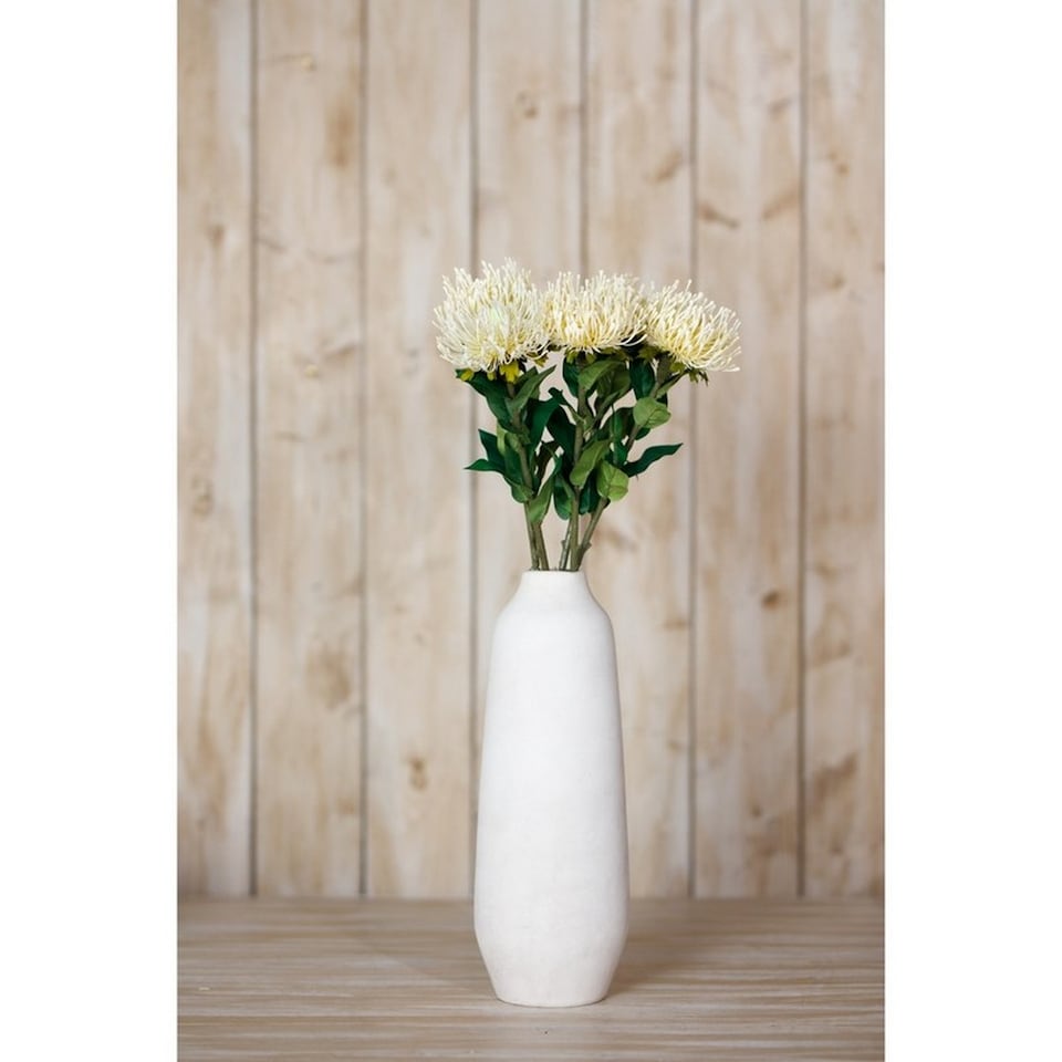 image 1 of Protea Lorea (Single Stem Flower) - Plastic - Height 73 cm - Cream