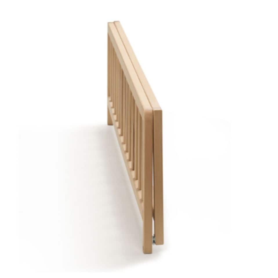 image 1 of Safetots Extra Wide Extra Tall Wooden Bed Guard, Natural, 60cm High x 140cm Wide, Toddler Bedrail for Safety