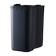 image 6 of Living and Home 6L Smudge-Resistant Rubbish Bin With Foot Pedal | Black