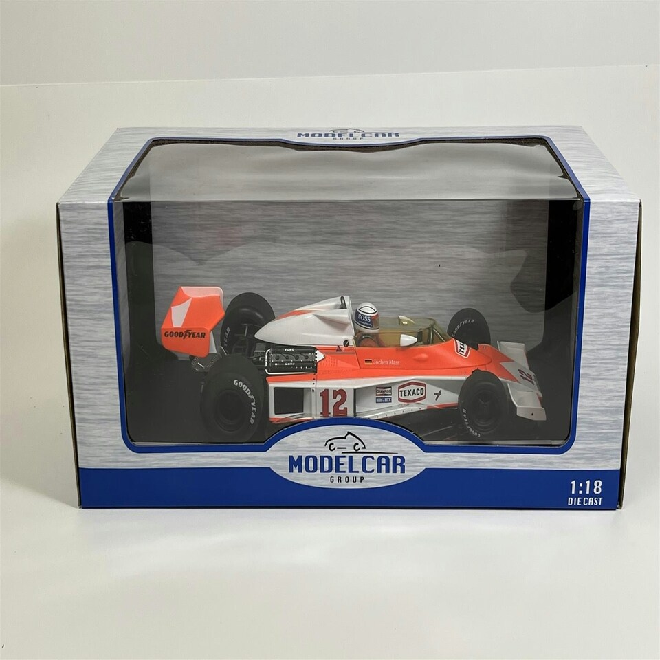 image 1 of McLaren Ford M23 #12 Texaco Jochen Maas 3rd GP Germany 1976 1:18 Model Car Group 18613F