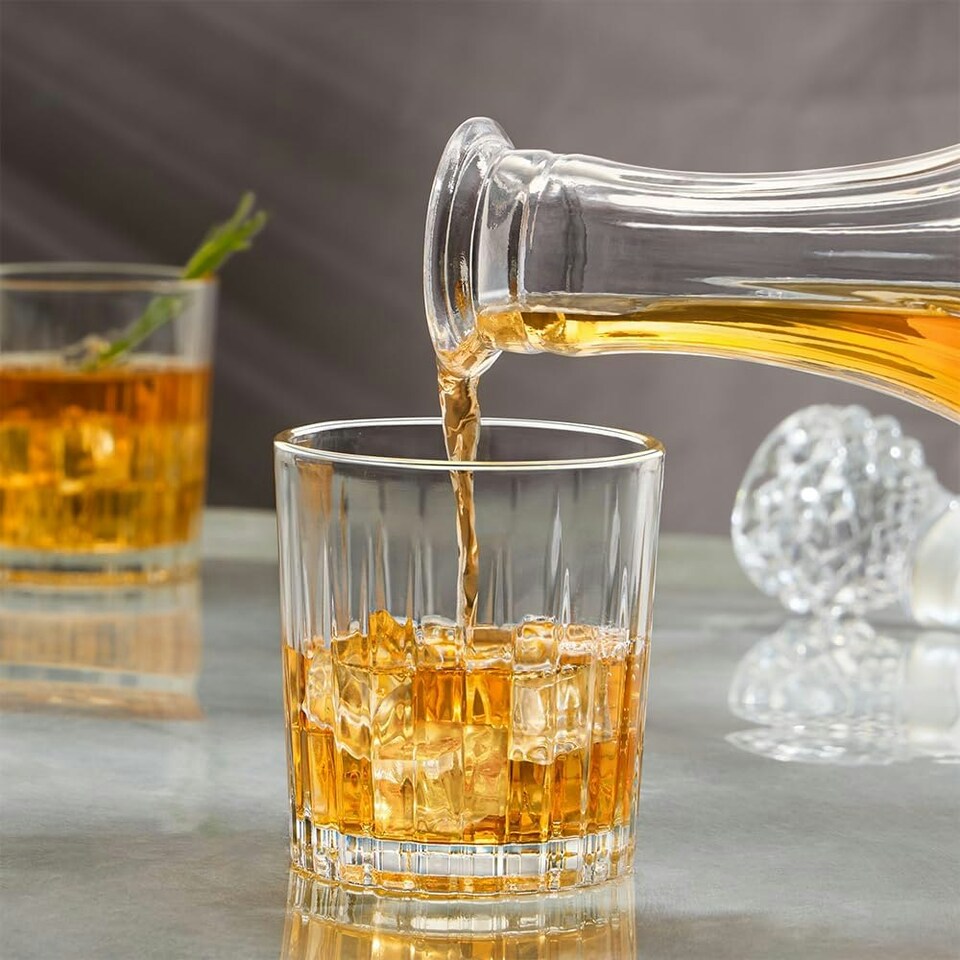 image 1 of Borosil Charm Whiskey Glass Tumbler | 6 pc Set (300 ml Each)