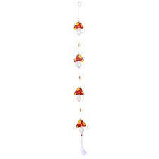 Something Different Mushroom String Suncatcher | Red | Red/White/Yellow | One Size | 1