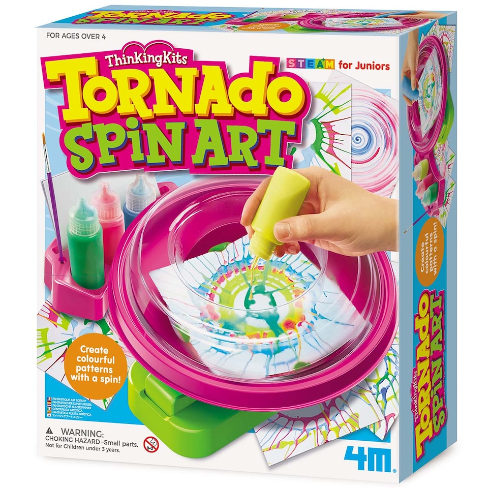 image 1 of Thinking Kits - Tornado Spin Art