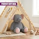 image 5 of The Magic Toy Shop Jumbo Elephant Soft Toy 100cm Giant Plush Stuffed Animal