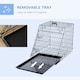 image 8 of Pawhut Trapeze Collapsible Dog Pet Travel Box Cage Removable Tray 77 x 47 x 55cm