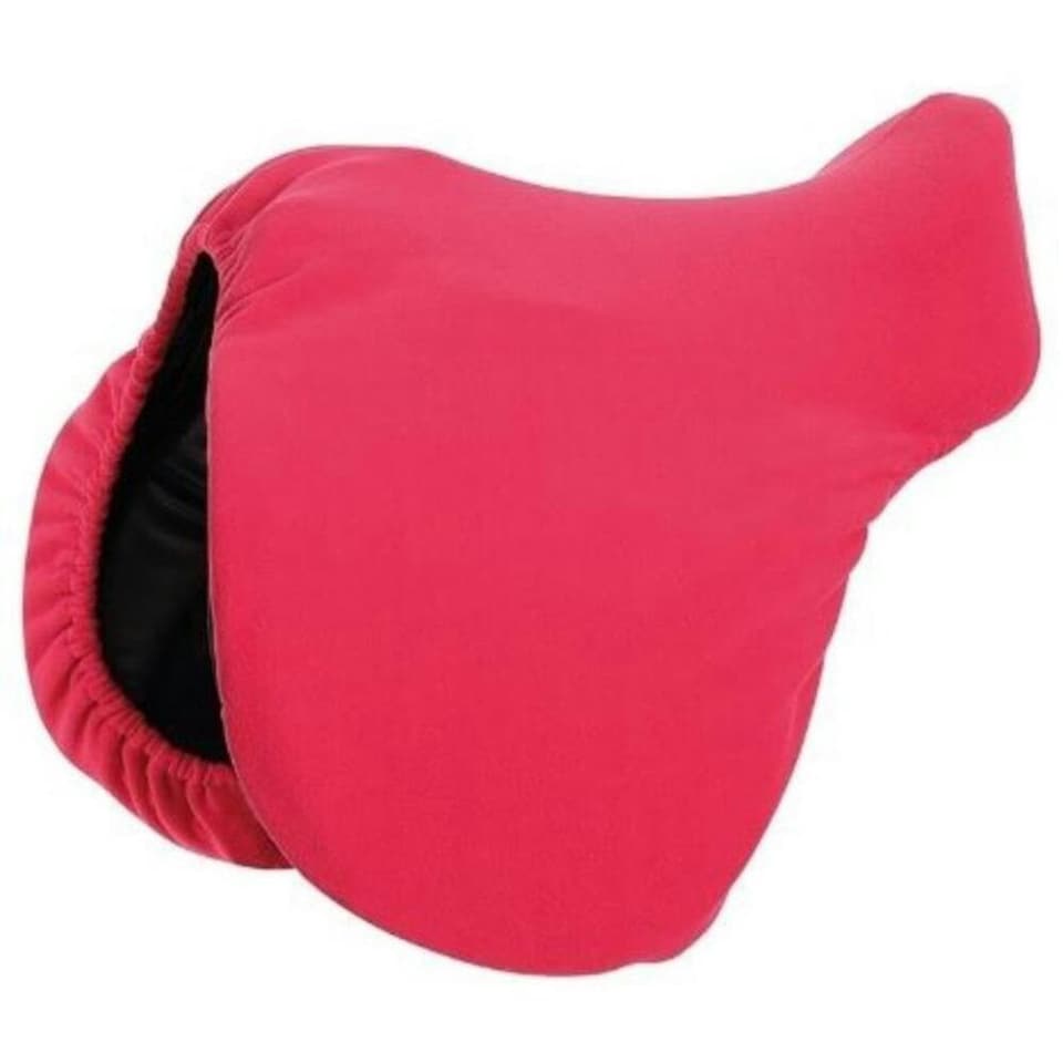 Shires Fleece Horse Saddle Cover - Pink - One Size