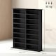 image 7 of HOMCOM CD Storage Unit DVD Tower Blu-ray Storage Shelf for Office, Black Black
