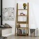 image 3 of Tiva Ladder Bookcase - MDF - L38.6 x W64 x H175.4 cm - Oak Brown