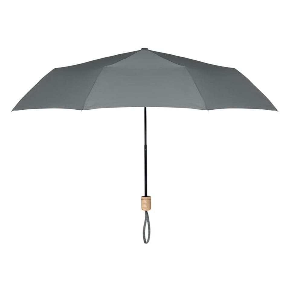 image 1 of MidOcean Tralee RPET Folding Umbrella - Grey - One Size Grey