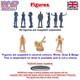 image 5 of Trackside Unpainted Figures Men Standing x 3 Scenery Set 129 1:32 Wasp