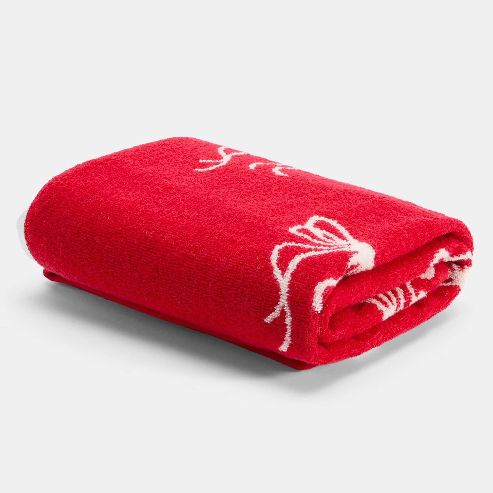 image 1 of OHS Bows 100% Premium Cotton Bath Towel Hotel Quality Soft Absorbent
