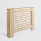 image 7 of OHS MDF Horizontal Slat Grilled Radiator Cover, Small - Natural Wood Brown | Natural Wood