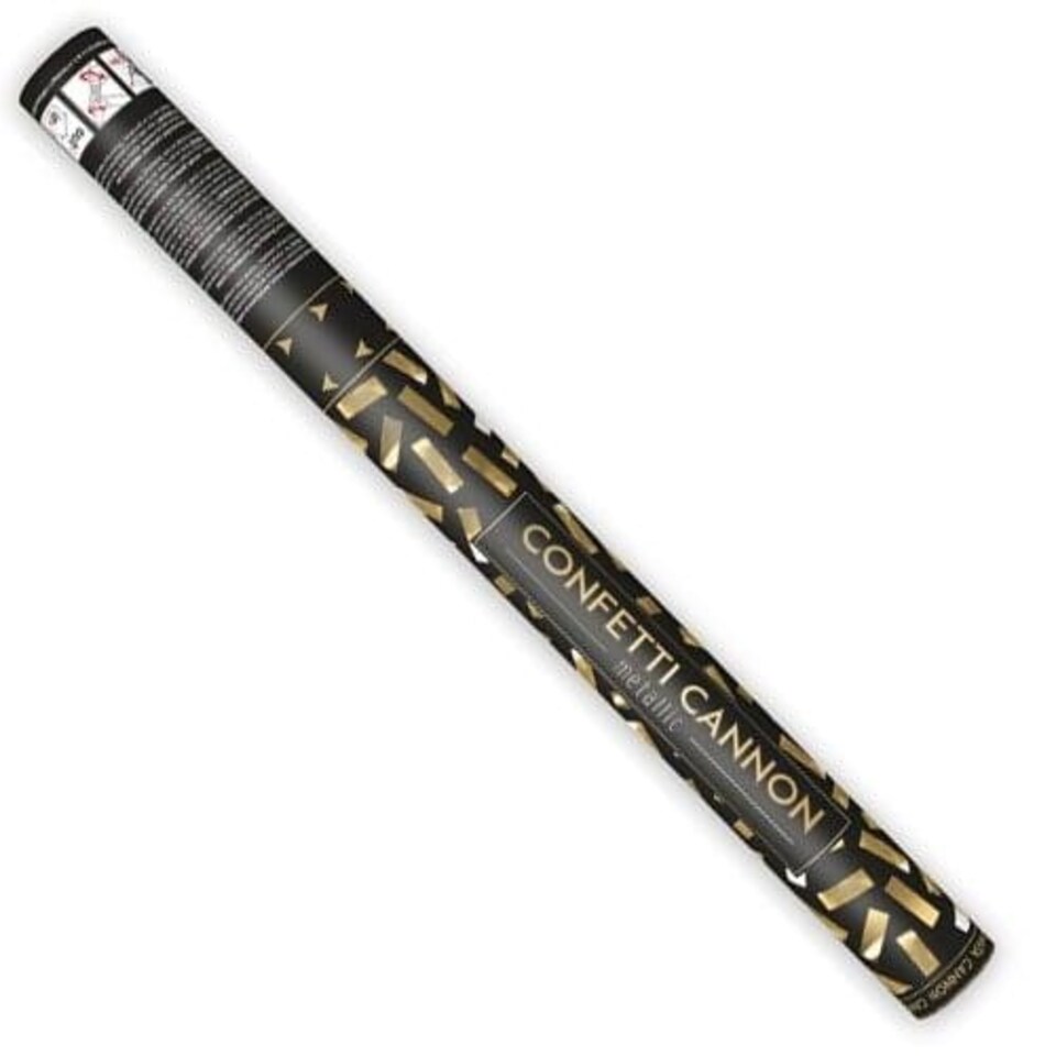 image 1 of Gold Metallic Large Confetti Cannon 60cm