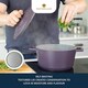 image 4 of MasterClass Cast Aluminium 2.5L Casserole Dish Purple