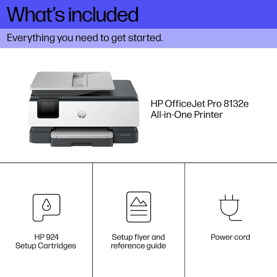 image 1 of HP 8132e Multifunction Printers - 512MB - Grey