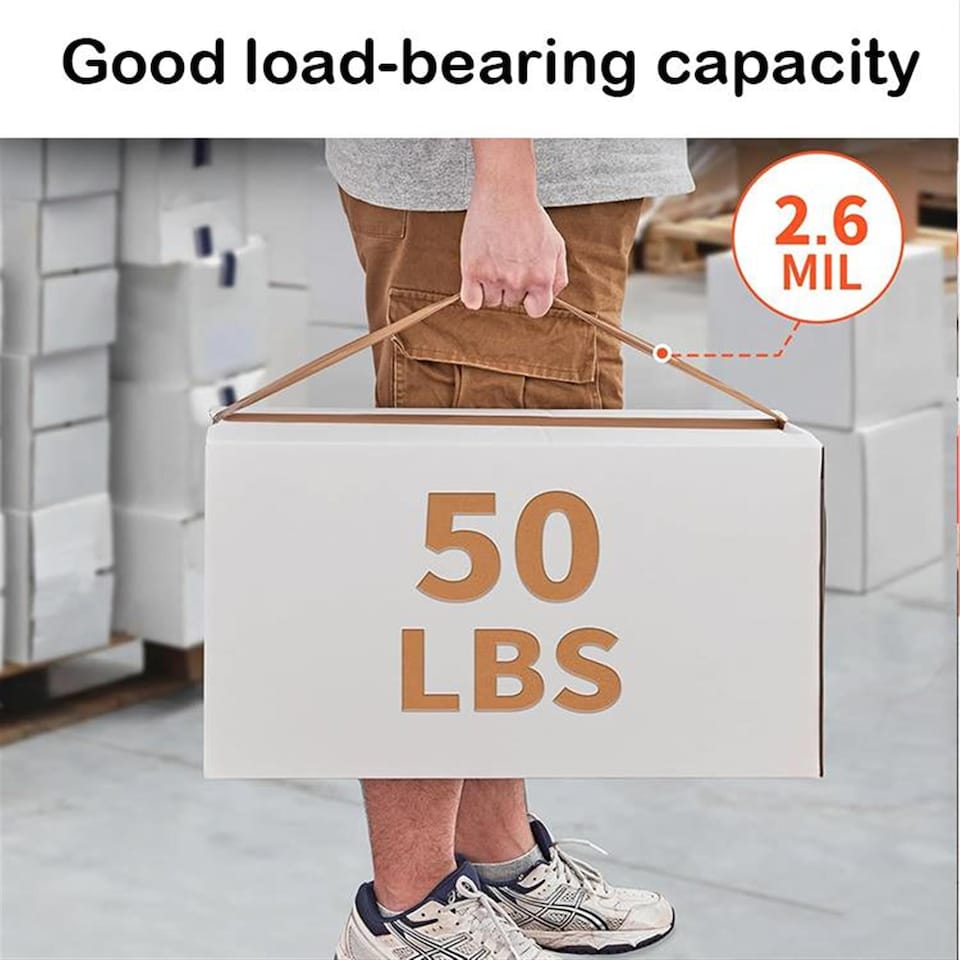 image 1 of Pack of 6 Brown Bopp Tape For Packing 48mm x 50m