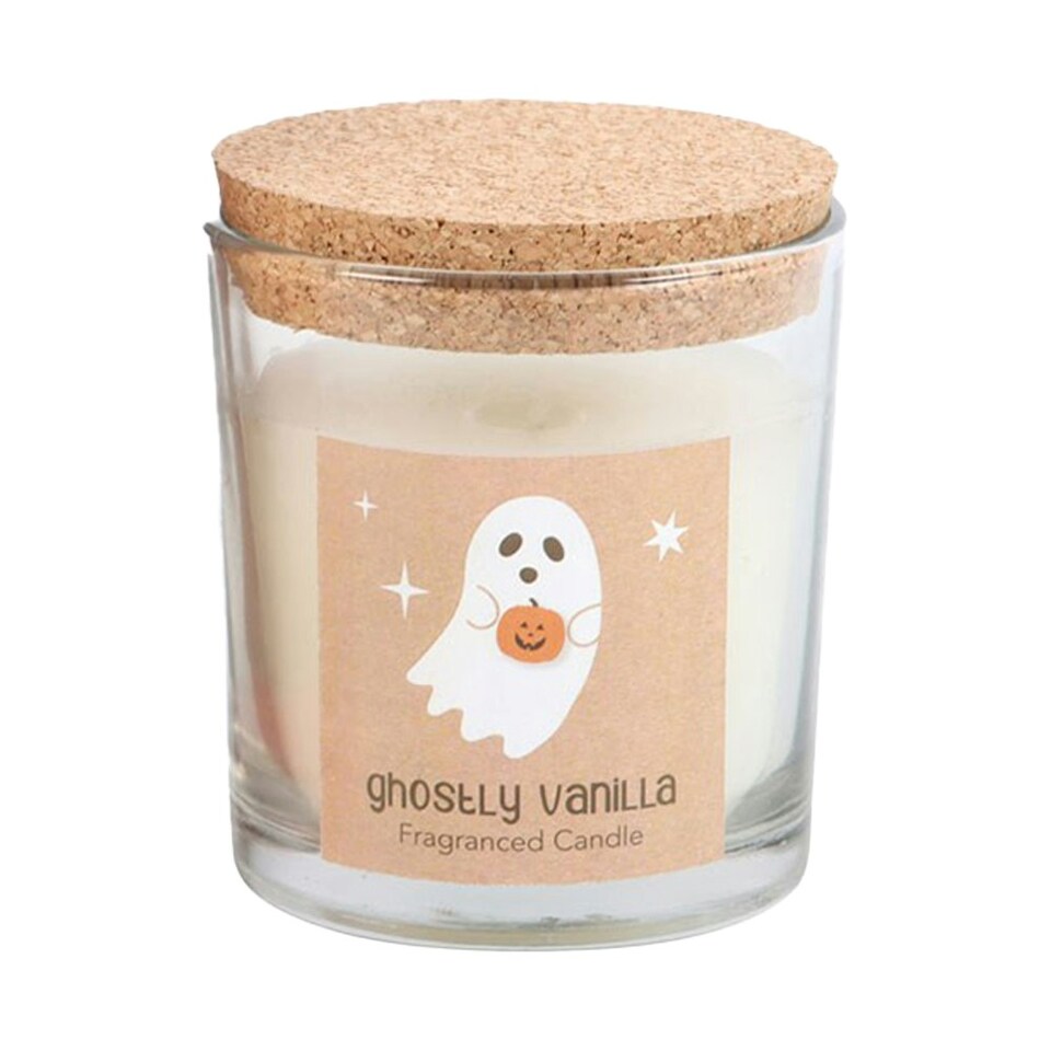 image 1 of Something Different Ghostly Vanilla Halloween Candle Jar - White - One Size