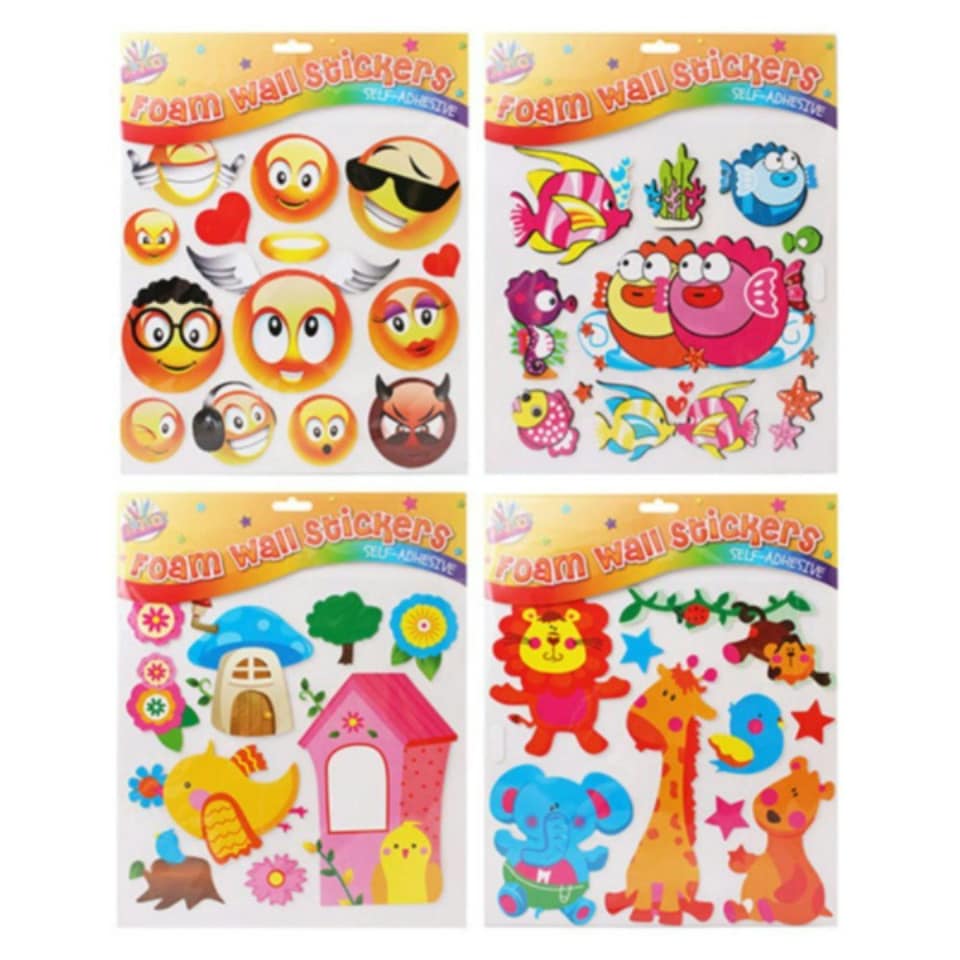 image 1 of 3D Foam Wall Stickers Assorted Design
