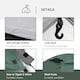 image 4 of Outsunny Compact Camping Tent w/ Vestibule & Mesh Vents for Hiking Green
