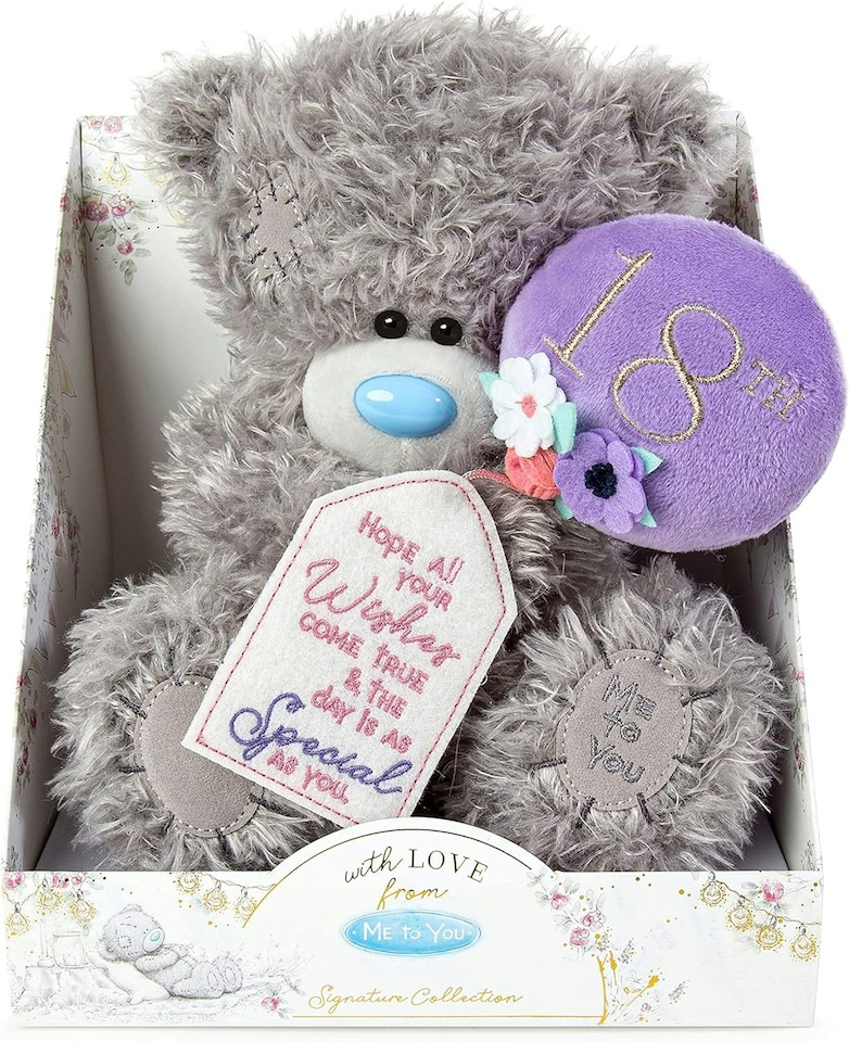 image 1 of Me To You Bear 9" 18th Birthday