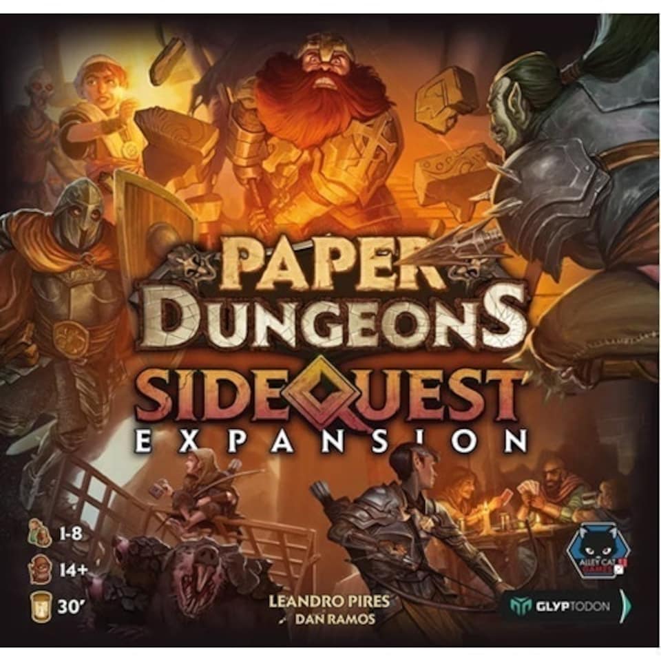 Paper Dungeons Board Game: SideQuest Expansion