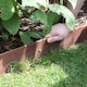image 6 of Harbour Housewares 5pc Steel Lawn Edging Set - 5m x 8cm - Rust