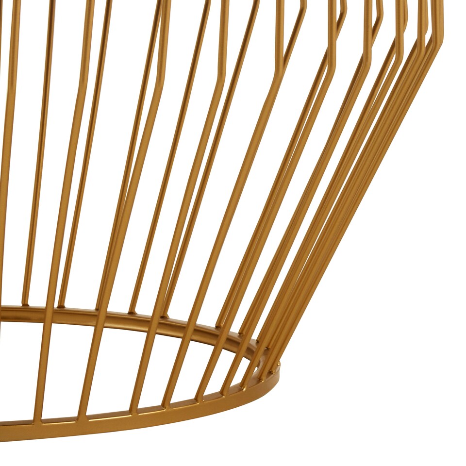 image 1 of Gold Finish Tapered Design Side Table,Bedside Table With Round Mirrored Top, Accent Table,Ideal For Lounge Gold