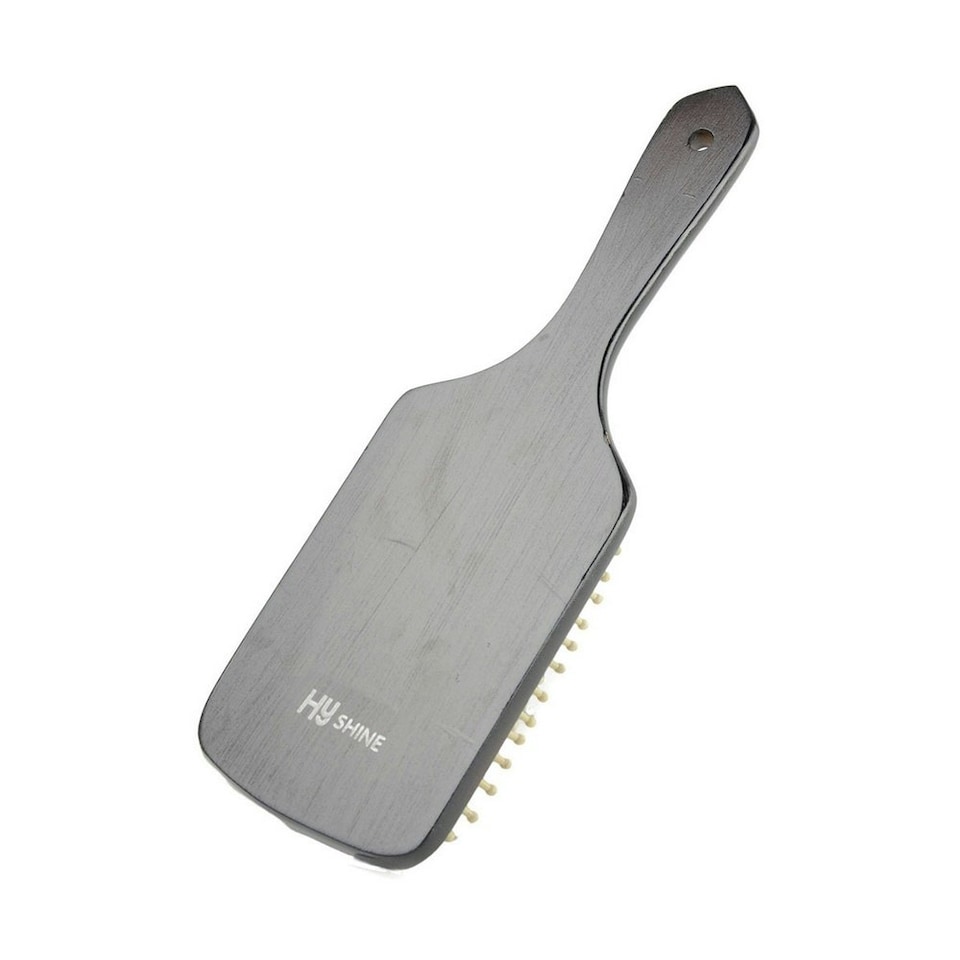 image 1 of HySHINE Deluxe Wooden Mane And Tail Brush - Dark Brown - One Size
