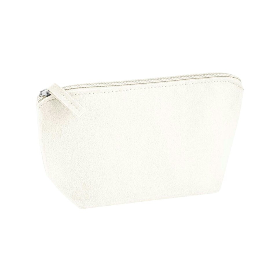 image 1 of Bagbase Felt Accessory Bag - Soft White - 16cm x 12.5cm x 6cm White