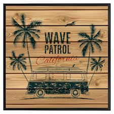 California wave patrol (Picutre Frame) Black | S