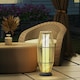 image 8 of Outsunny 72 cm Rattan Solar Floor Lamp, Auto On/Off LED Garden Light, Grey 