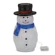 image 2 of 44cm Battery Operated LED Light up Acrylic Christmas Snowman Decoration