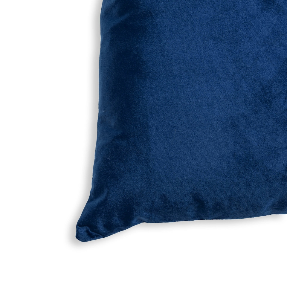 image 1 of BHS Velour Cushion, Navy