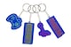 image 1 of Pack of 12 Gamer Design Keychains - Treat or Trick Theme Party Bag Filler