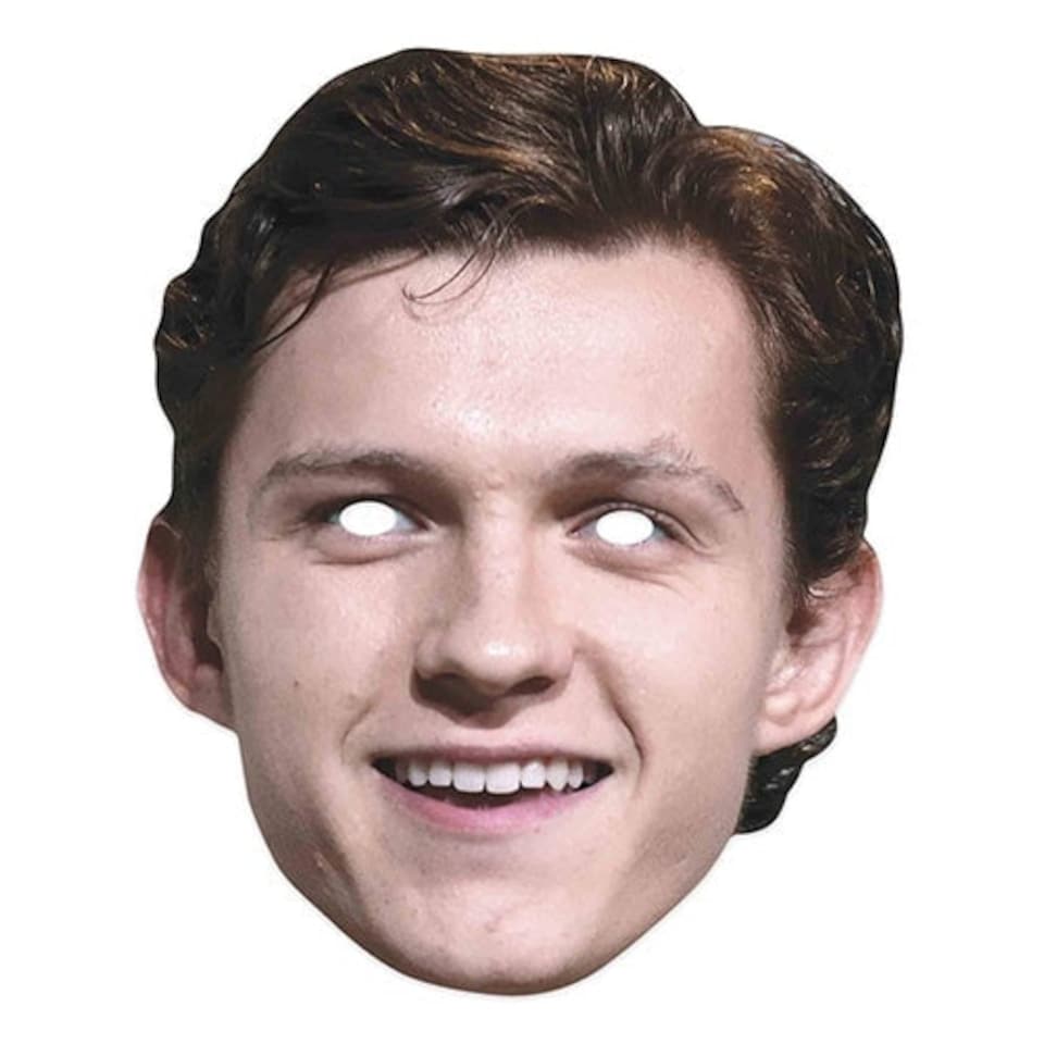 Tom Holland Cardboard Face Mask