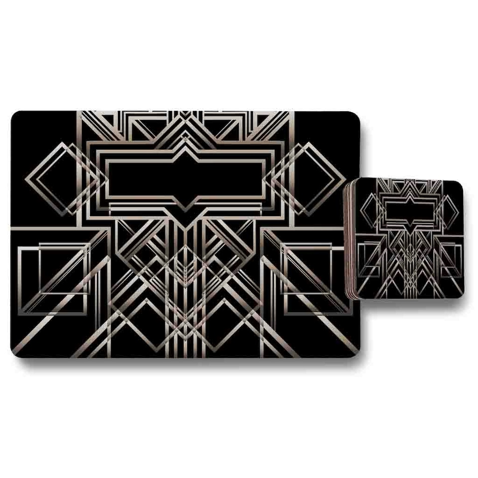 Geometric Art (Placemat & Coaster Set)