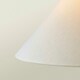 image 2 of ValueLights Margot White Marble Floor Lamp with a Linen Tapered Shade White