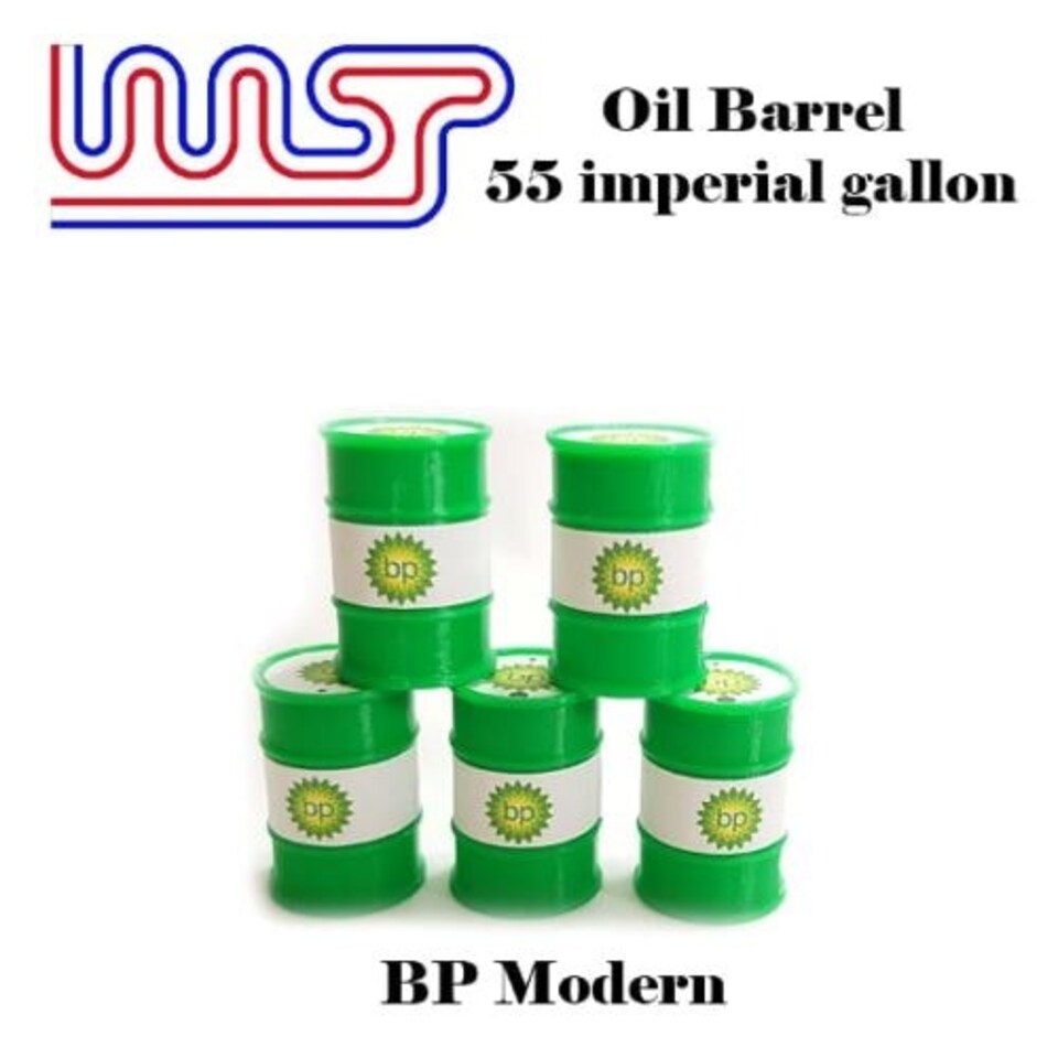 image 1 of BP Modern 5 x Barrel Drum 1:32 Scale Slot Car Track Scenery Wasp 55