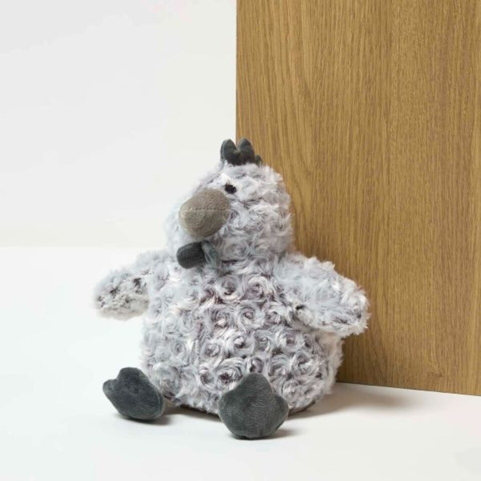 image 1 of Homescapes Luxury Fabric Chicken Doorstop Set of 2