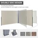 image 4 of Outsunny Retractable Double Side Awning Screen Fence Privacy Beige, 6x1.6m Cream
