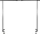 image 1 of Premier Extendable Over Table Pole Display Stand with Clamps Black 1.3-1.9m