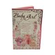 image 4 of On The Birth Of Baby Girl Pink Dress And Teddy Design Opacity Congratulations Card
