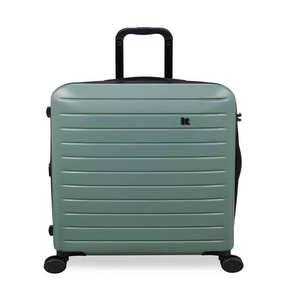image 1 of IT Luggage Legion Frozen Matcha Expandable Medium Suitcase with TSA Lock Green | Medium