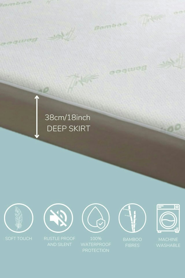 image 1 of Protector Bamboo Super King Waterproof Protector