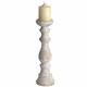 image 1 of Large Candle holder - Stone - L12 x W12 x H40 cm - Cream Cream
