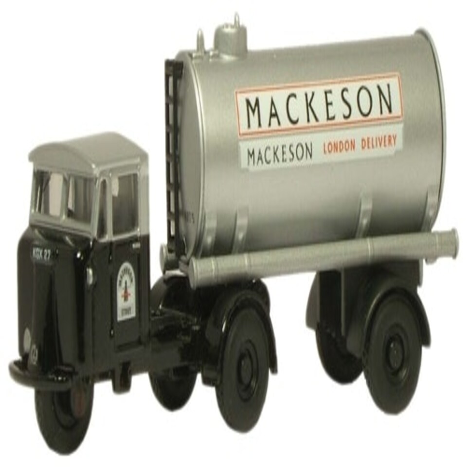 Oxford Diecast Mechanical Horse Tank Trailer Mackeson