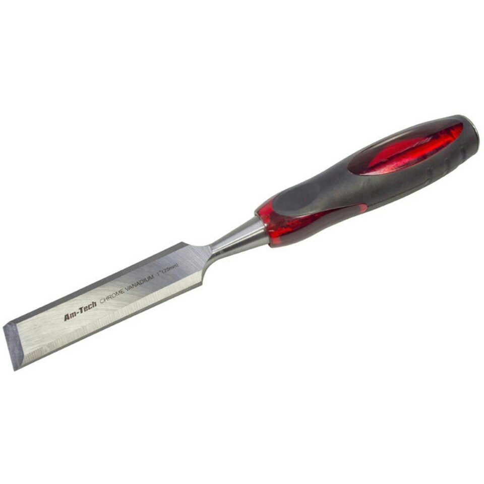 Amtech Wood Chisel With Soft Grip 1'' - One Colour - One Size