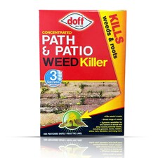 Doff Concentrated Path and Patio Weedkiller Outdoor Weed Control Herbicide 3 Sachets